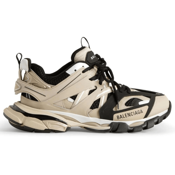 Track lace-up sneakers