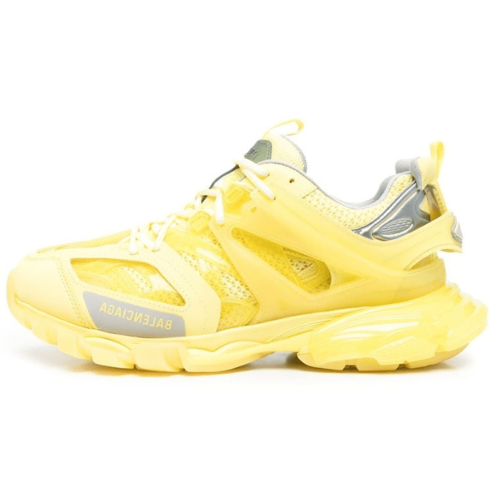 Track panelled sneakers