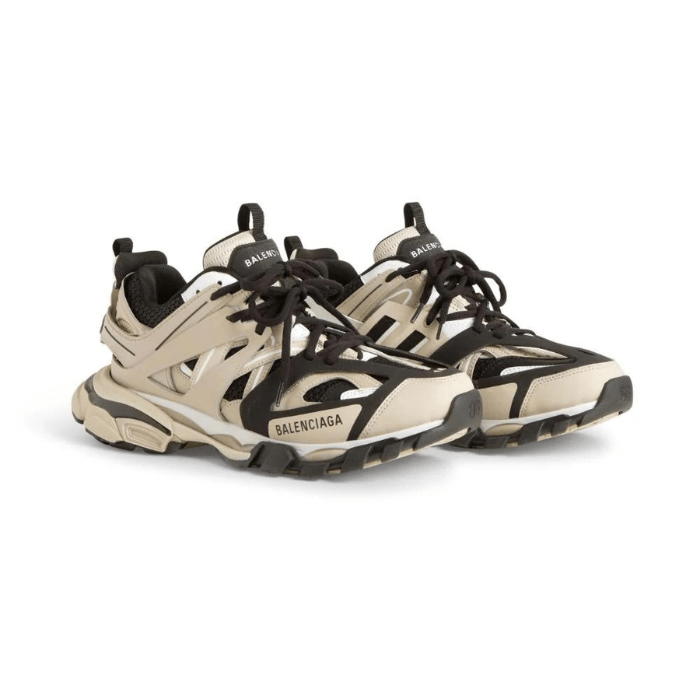 Track lace-up sneakers