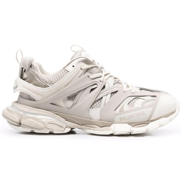 Track layered sneakers