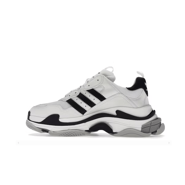 Triple S White Black